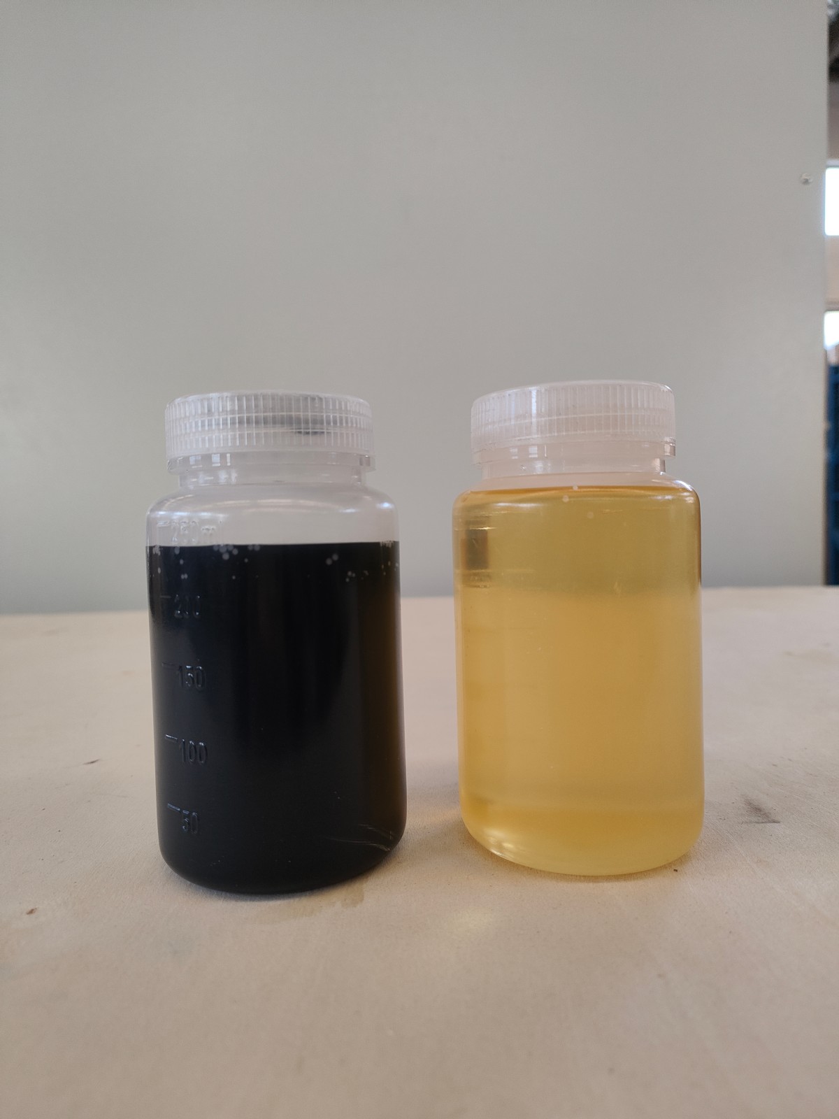 Vithy Candle Filter-Before and After Filtration